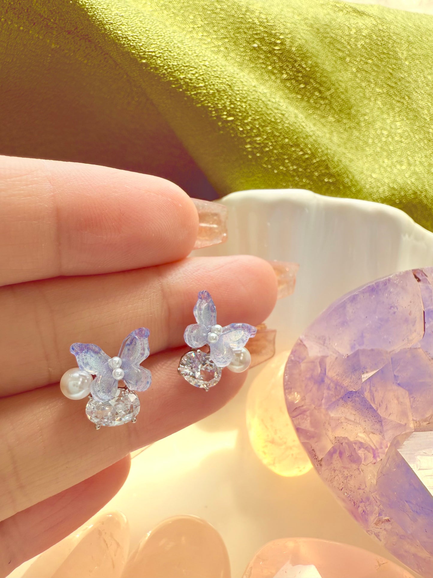 Purple Butterfly Dream Earrings
