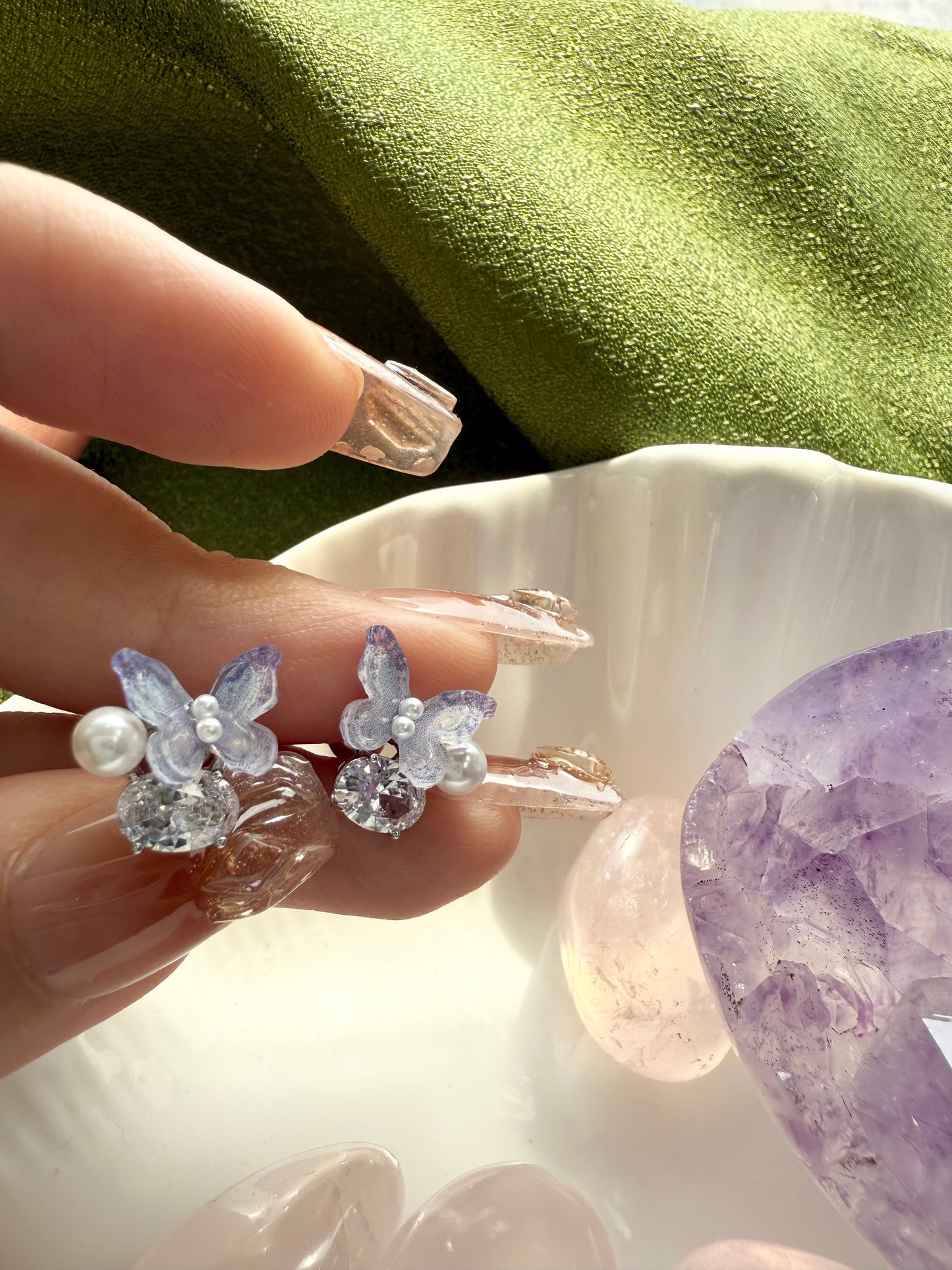 Purple Butterfly Dream Earrings