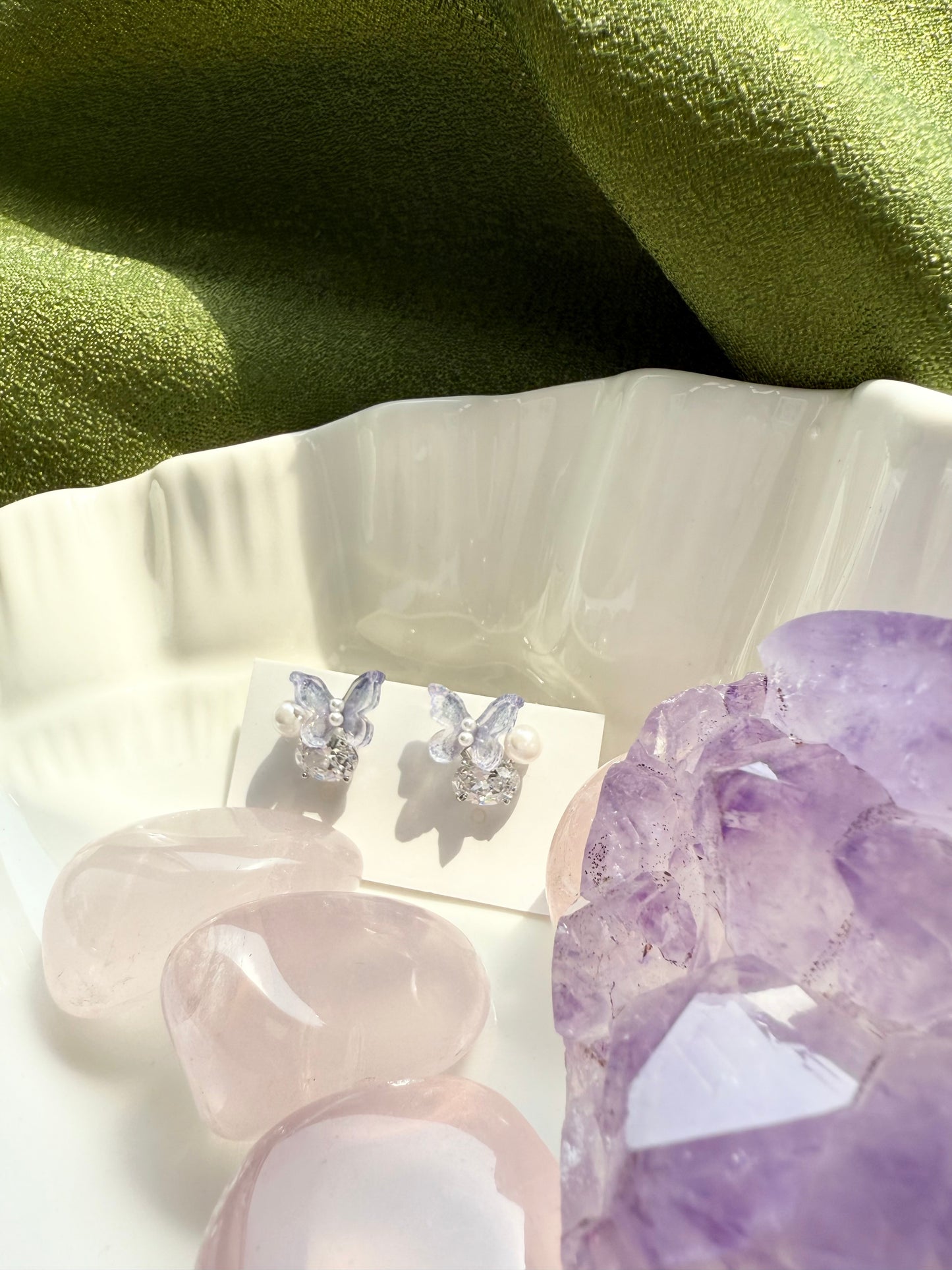 Purple Butterfly Dream Earrings