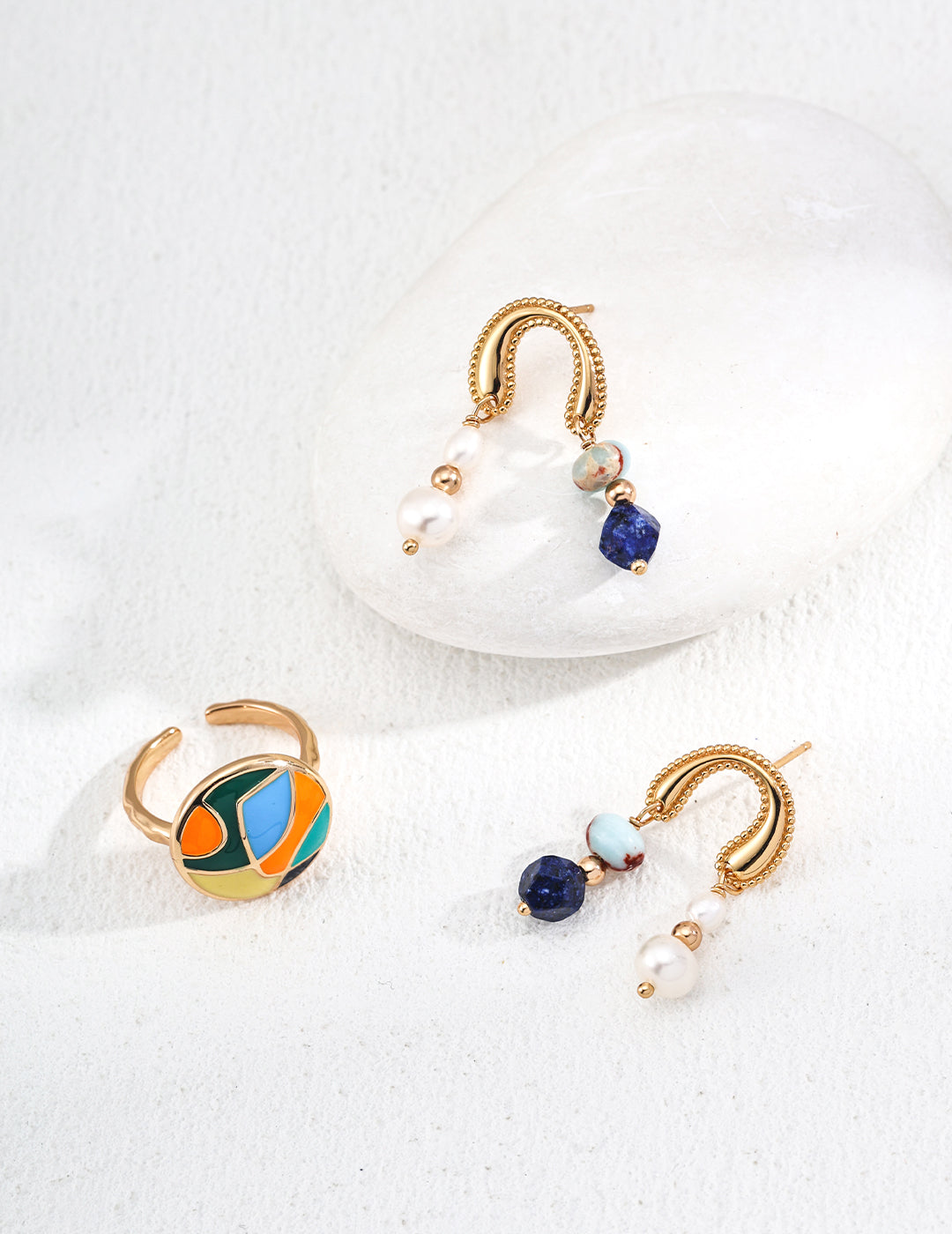 Shoushan Stone Earrings