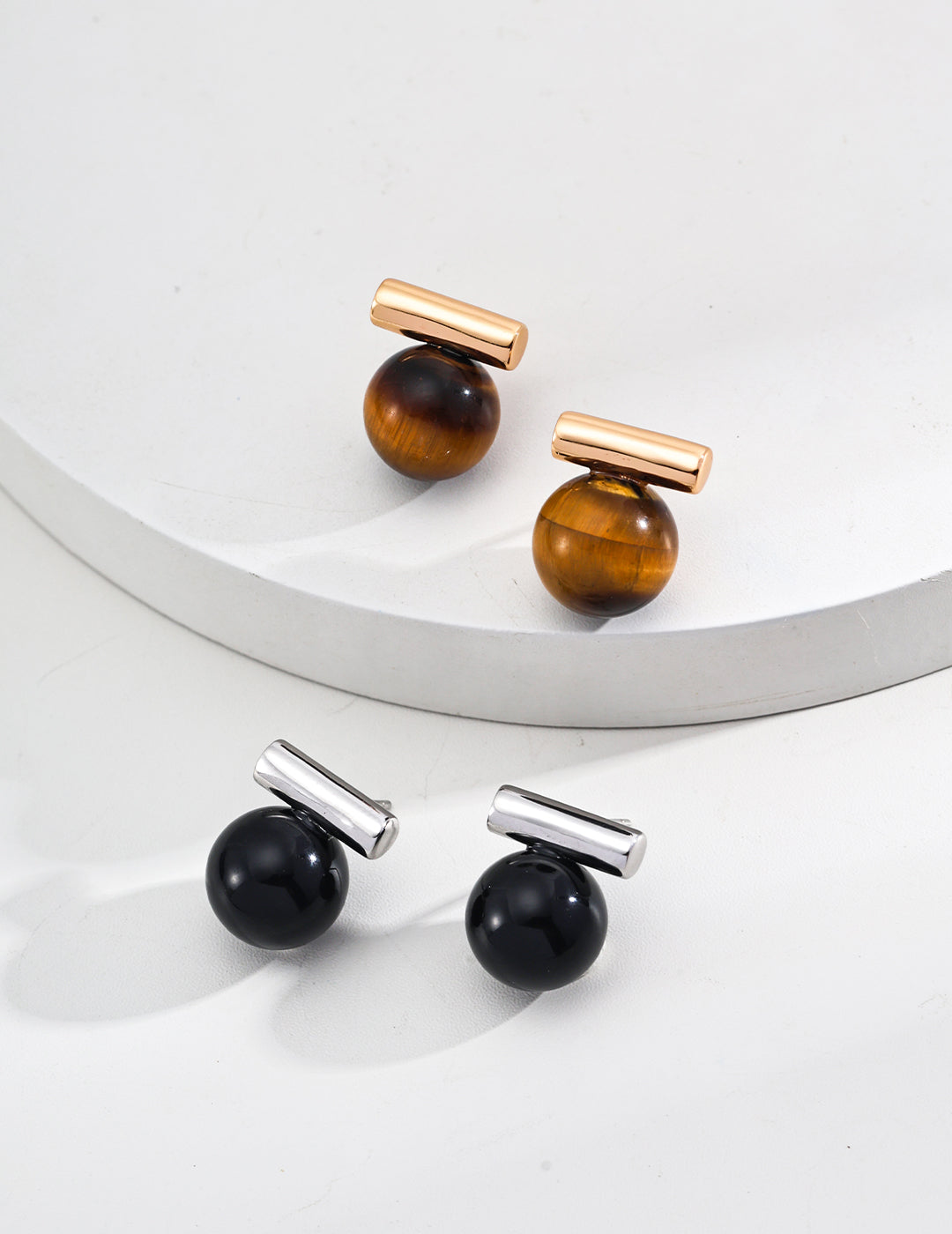 Tiger's Eye Stones Earrings