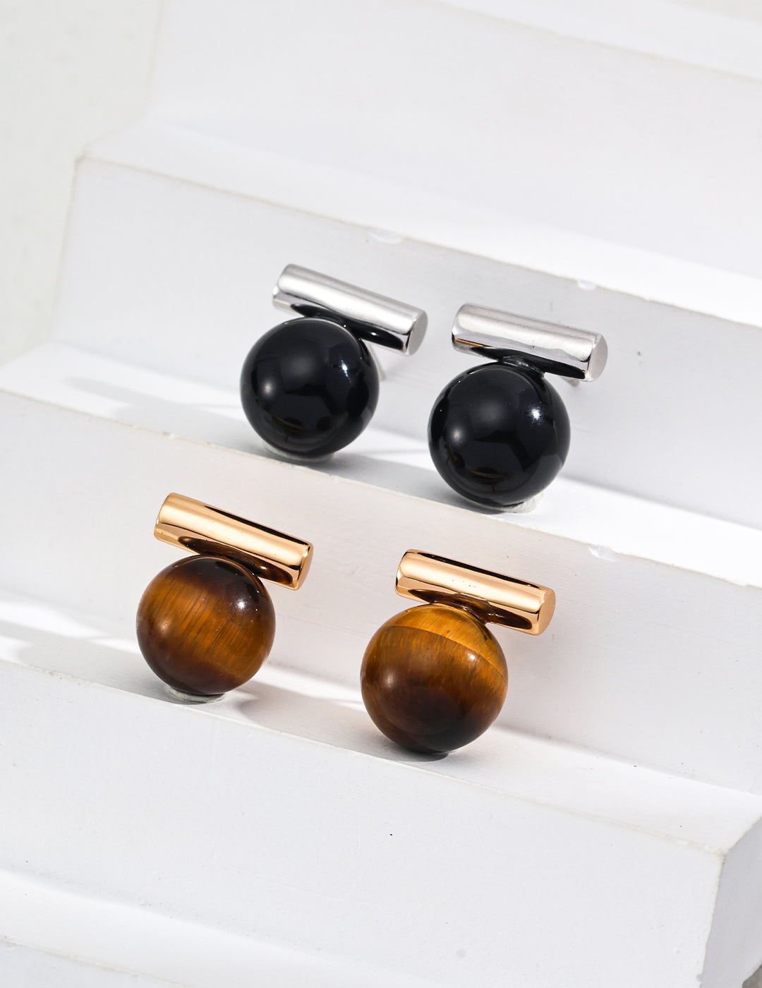Tiger's Eye Stones Earrings
